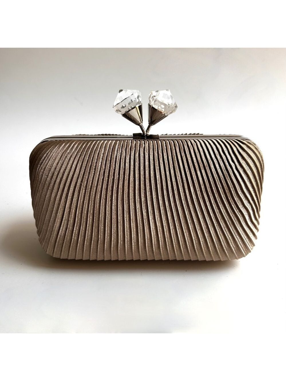 RSVP Clutch bag with Large "Diamonds" Clasp